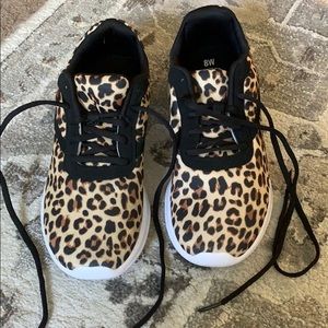 Leopard print sneakers